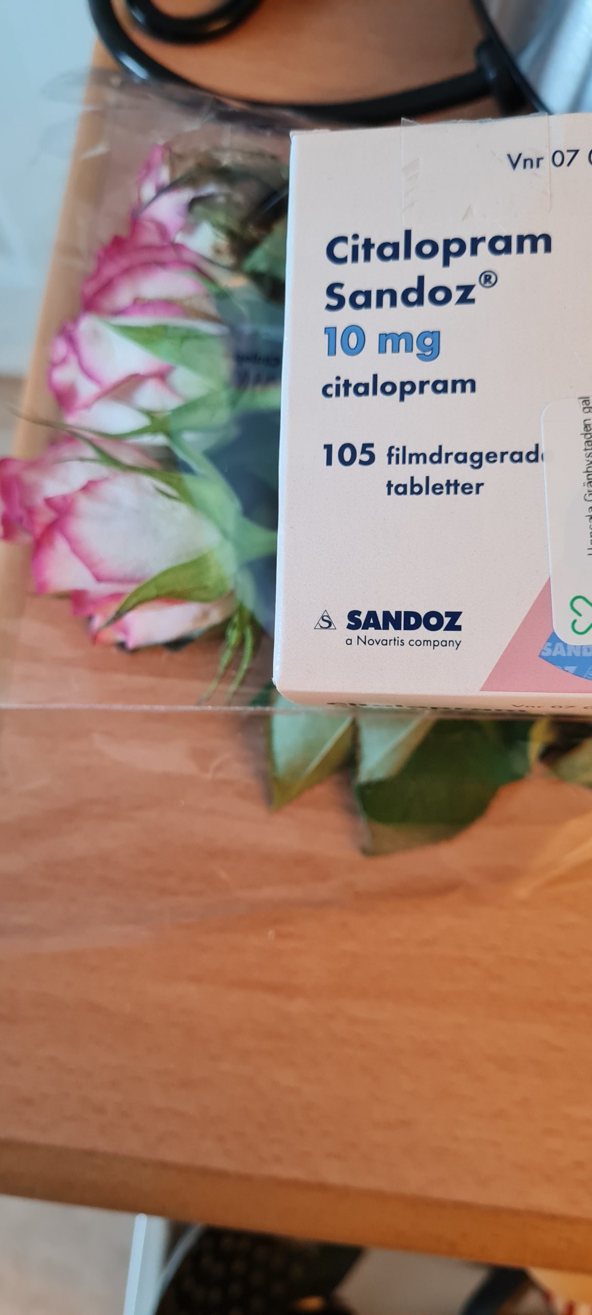 Citalopram Sandoz 10 mg mot depression